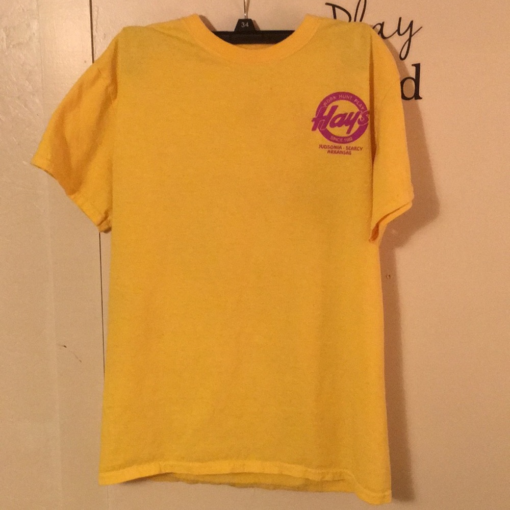 Yellow Hays tee